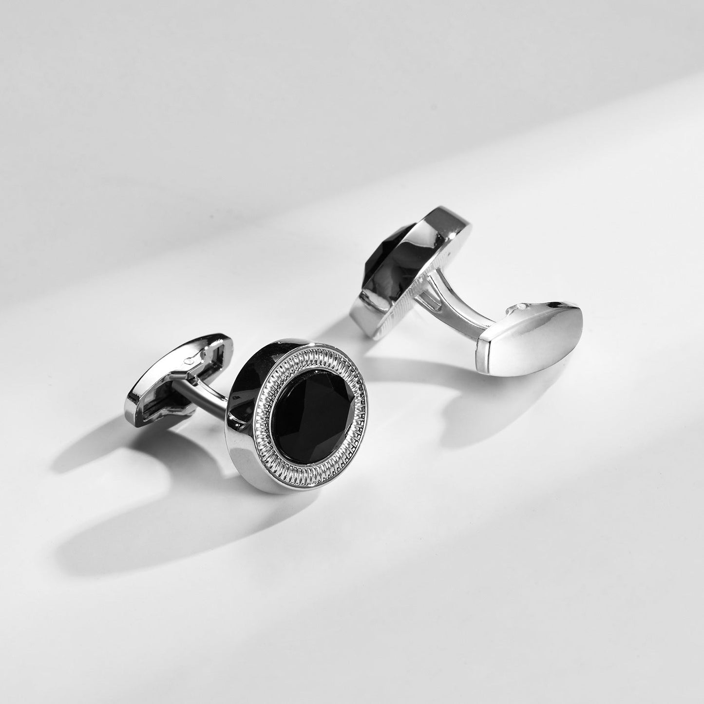 12 Pairs Classic Men’s Electroplated Cufflinks