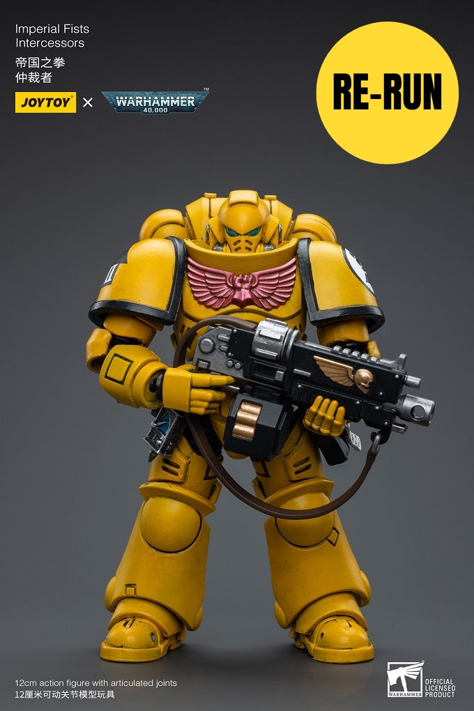 (Re-run) Imperial Fists Intercessors - Warhammer 40K Action Figure By JOYTOY