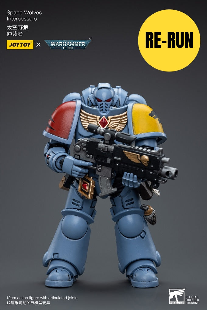 (Re-run) Space Wolves Intercessors - Warhammer 40K Action Figure By JOYTOY