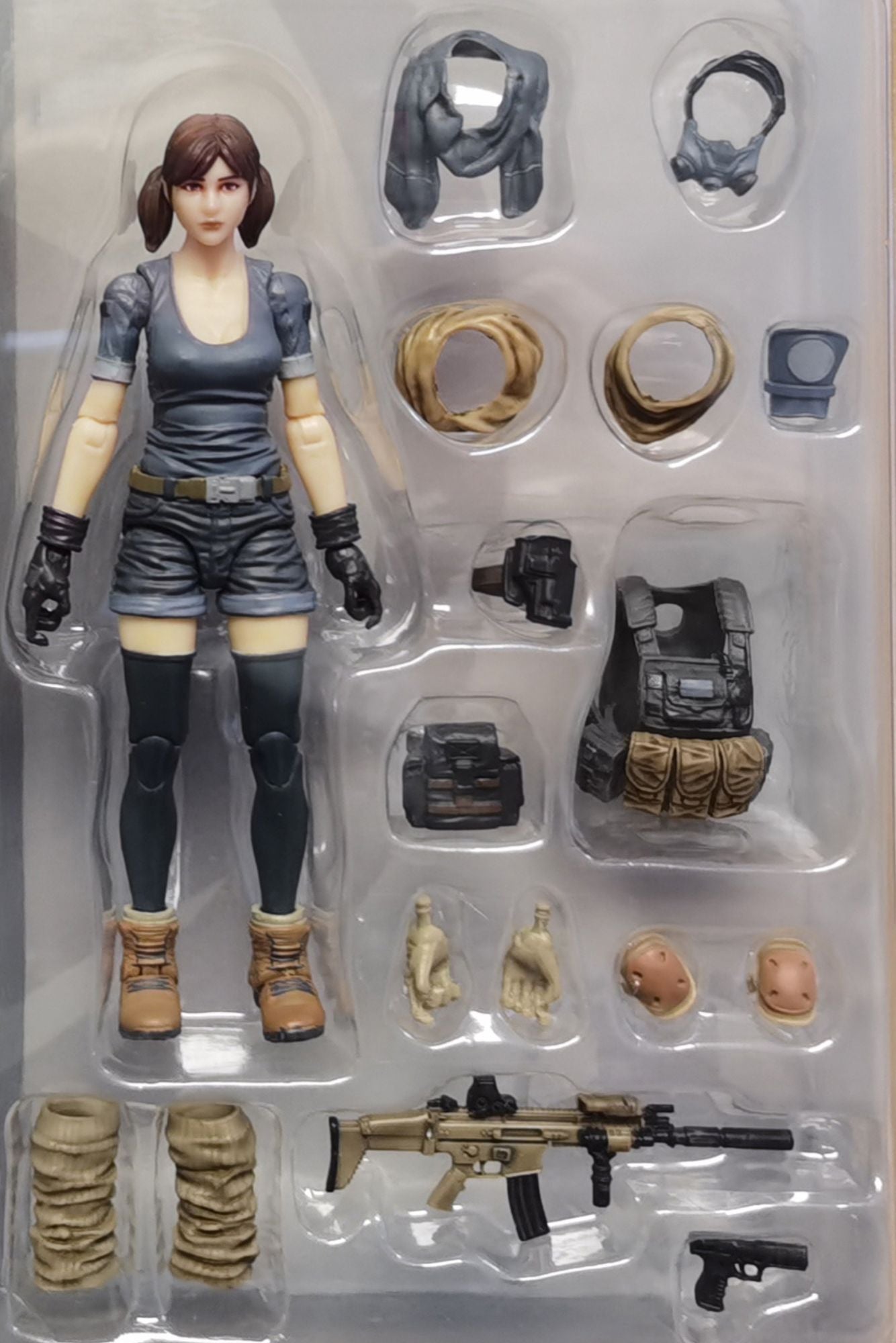 (INSTOCK) General Female Action Figure  -SMW -  Planet Green Valley 1/18 Action Figure