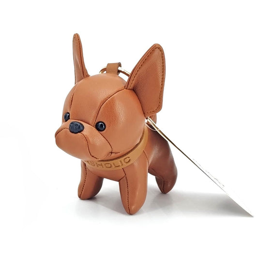 Bulldog (Brown) Leather Charm