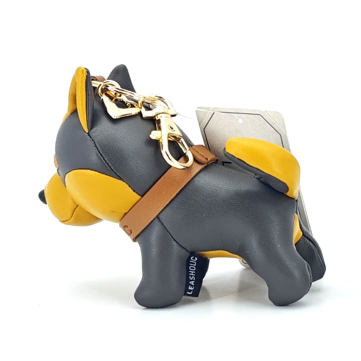 Chinese Village Dogs (Black) Leather Charm