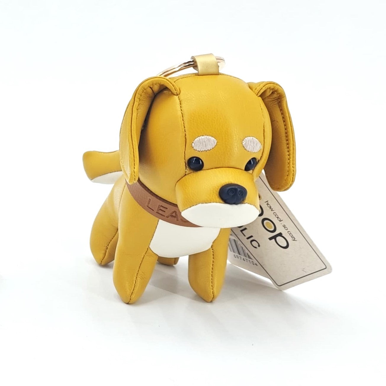 Golden Retriever Leather Charm