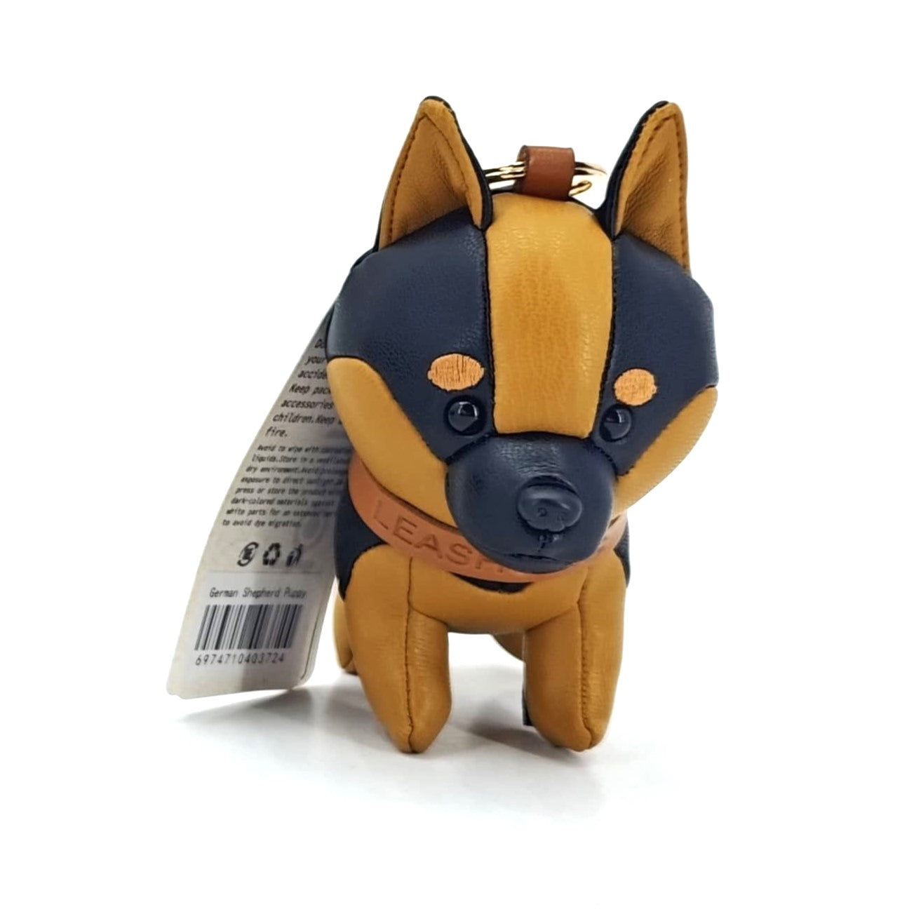 German Shepherd Leather Charm