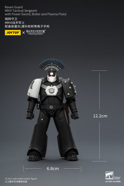 (CUTOFF MAY 1 ) Raven Guard Set - Warhammer "The Horus Heresy" 1/18 Action Figure By JOYTOY