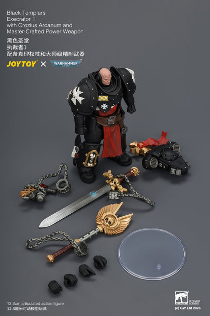 (8/8) Black Templars Execrator - Warhammer 40K 1/18 Action Figure By JOYTOY