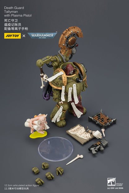 (10/5)Death Guard Biologus Putrifier & Death Guard Tallyman - "Warhammer 40,000” 1/18 Action Figure By JOYTOY
