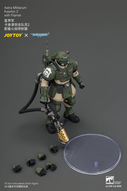 (30/8) Astra Militarum Kasrkin Squad - Warhammer 40K 1/18 Action Figure By JOYTOY