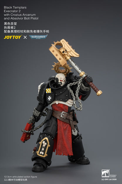 (8/8) Black Templars Execrator - Warhammer 40K 1/18 Action Figure By JOYTOY