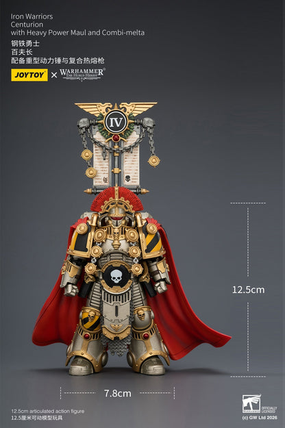(20/6 CUTOFF) Iron Warriors Centurion - Primarch-Warhammer 40k 1/18 Action Figure By JOYTOY