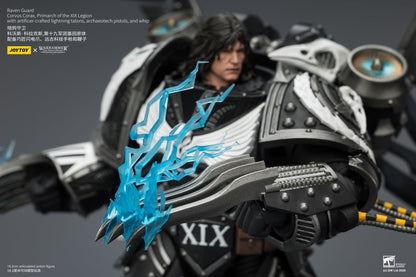 (CUTOFF MAY 1 ) Raven Guard Corvus Corax, Primarch of the XIX Legion - Warhammer "The Horus Heresy" 1/18 Action Figure By JOYTOY