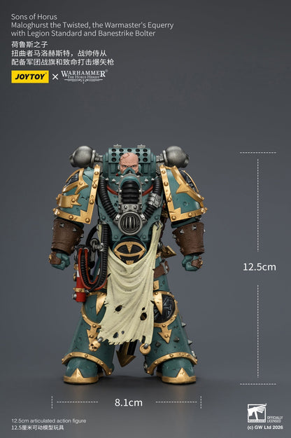 (15/6 CUTOFF) Sons of Horus Maloghurst the Twisted, the Warmaster's Equerry - "The Horus Heresy" Primarch-Warhammer 40k 1/18 Action Figure By JOYTOY