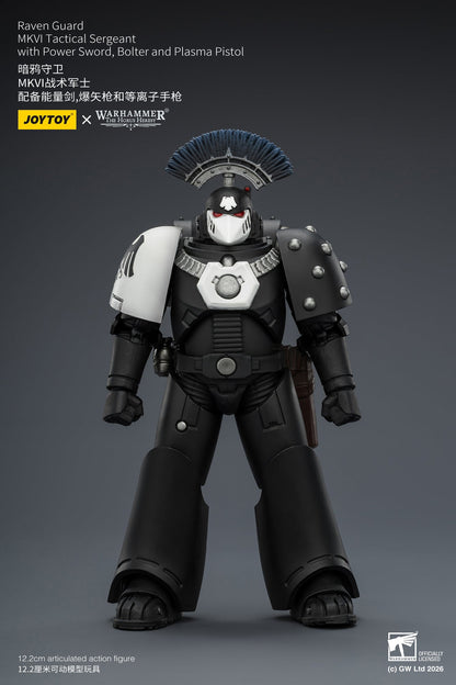 (CUTOFF MAY 1 ) Raven Guard Set - Warhammer "The Horus Heresy" 1/18 Action Figure By JOYTOY