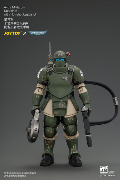 (30/8) Astra Militarum Kasrkin Squad - Warhammer 40K 1/18 Action Figure By JOYTOY
