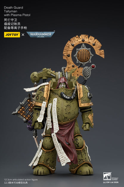 (10/5)Death Guard Biologus Putrifier & Death Guard Tallyman - "Warhammer 40,000” 1/18 Action Figure By JOYTOY