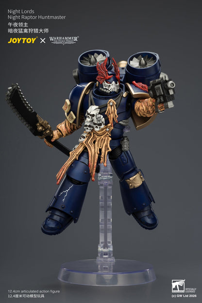 (25/8) Night Lords Night Raptors - "The Horus Heresy" Primarch-Warhammer 30k 1/18 Action Figure By JOYTOY