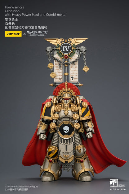 (20/6 CUTOFF) Iron Warriors Centurion - Primarch-Warhammer 40k 1/18 Action Figure By JOYTOY