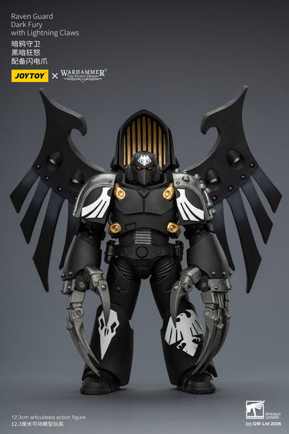 (CUTOFF MAY 1 ) Raven Guard Set - Warhammer "The Horus Heresy" 1/18 Action Figure By JOYTOY