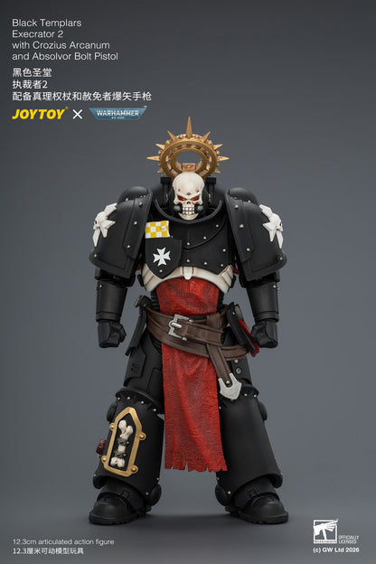 (8/8) Black Templars Execrator - Warhammer 40K 1/18 Action Figure By JOYTOY