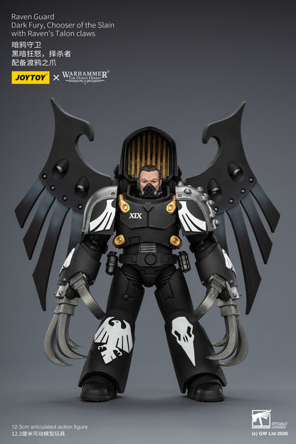 (CUTOFF MAY 1 ) Raven Guard Set - Warhammer "The Horus Heresy" 1/18 Action Figure By JOYTOY