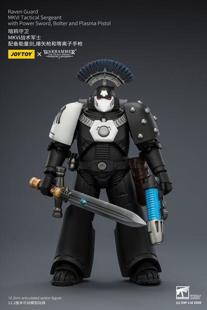 (CUTOFF MAY 1 ) Raven Guard Set - Warhammer "The Horus Heresy" 1/18 Action Figure By JOYTOY