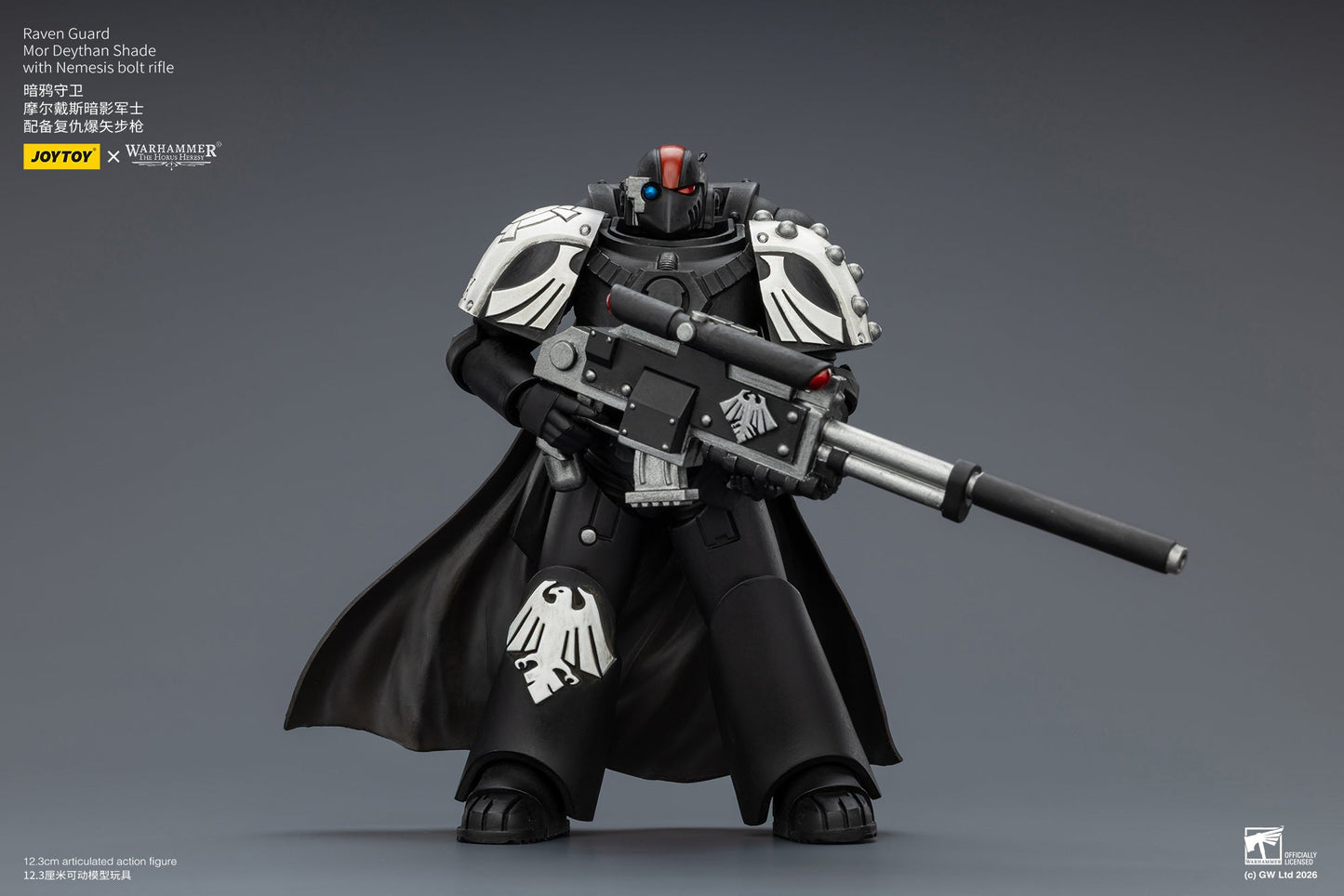 (CUTOFF MAY 1 ) Raven Guard Set - Warhammer "The Horus Heresy" 1/18 Action Figure By JOYTOY