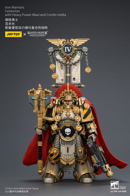 (20/6 CUTOFF) Iron Warriors Centurion - Primarch-Warhammer 40k 1/18 Action Figure By JOYTOY