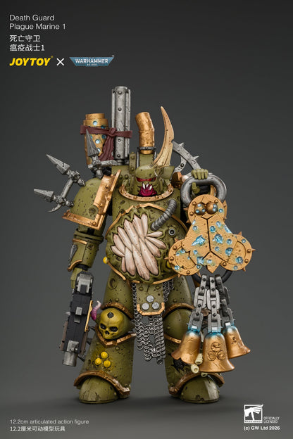 (10/11/2026) Death Guard Typhus & Plague Marine 1 - Warhammer 40k 1/18 Action Figure By JOYTOY