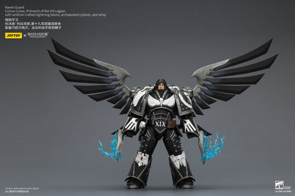 (CUTOFF MAY 1 ) Raven Guard Corvus Corax, Primarch of the XIX Legion - Warhammer "The Horus Heresy" 1/18 Action Figure By JOYTOY