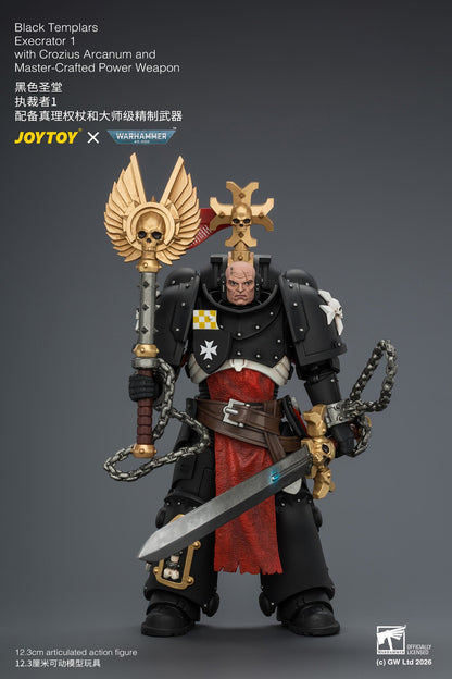 (8/8) Black Templars Execrator - Warhammer 40K 1/18 Action Figure By JOYTOY