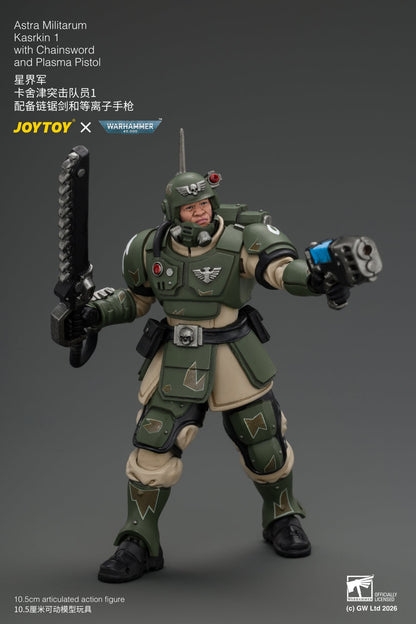 (30/8) Astra Militarum Kasrkin Squad - Warhammer 40K 1/18 Action Figure By JOYTOY