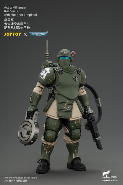 (30/8) Astra Militarum Kasrkin Squad - Warhammer 40K 1/18 Action Figure By JOYTOY