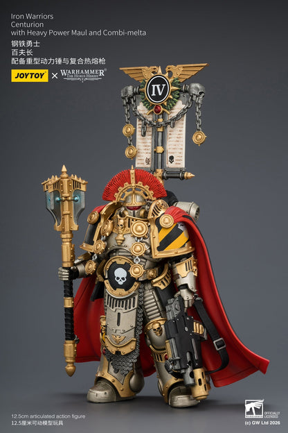 (20/6 CUTOFF) Iron Warriors Centurion - Primarch-Warhammer 40k 1/18 Action Figure By JOYTOY