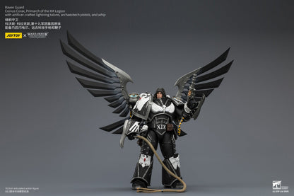 (CUTOFF MAY 1 ) Raven Guard Corvus Corax, Primarch of the XIX Legion - Warhammer "The Horus Heresy" 1/18 Action Figure By JOYTOY