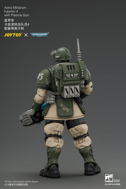 (30/8) Astra Militarum Kasrkin Squad - Warhammer 40K 1/18 Action Figure By JOYTOY
