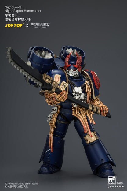(25/8) Night Lords Night Raptors - "The Horus Heresy" Primarch-Warhammer 30k 1/18 Action Figure By JOYTOY