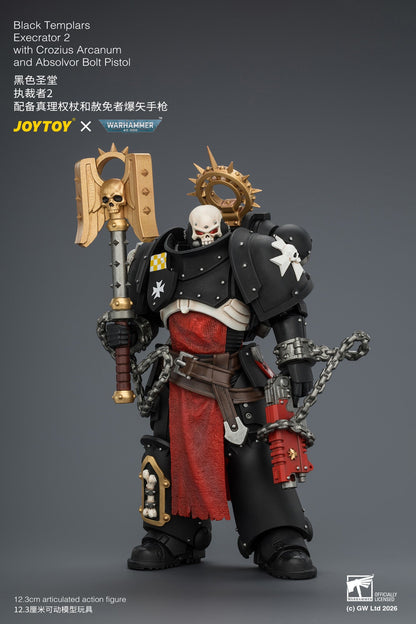 (8/8) Black Templars Execrator - Warhammer 40K 1/18 Action Figure By JOYTOY