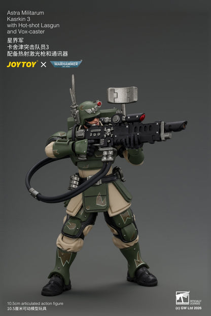 (30/8) Astra Militarum Kasrkin Squad - Warhammer 40K 1/18 Action Figure By JOYTOY