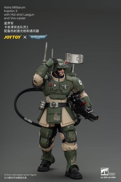 (30/8) Astra Militarum Kasrkin Squad - Warhammer 40K 1/18 Action Figure By JOYTOY