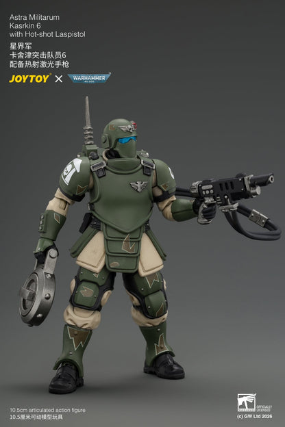 (30/8) Astra Militarum Kasrkin Squad - Warhammer 40K 1/18 Action Figure By JOYTOY