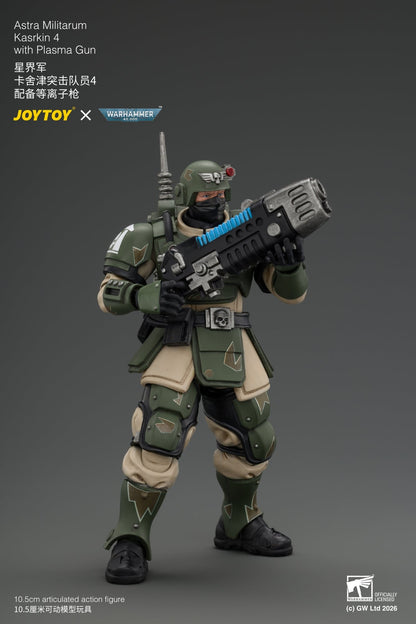 (30/8) Astra Militarum Kasrkin Squad - Warhammer 40K 1/18 Action Figure By JOYTOY