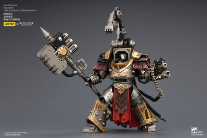 (10/5)Iron Warriors Legion Praevian with Bolt Pistol & Warsmithwith  Graviton Crusher Hammer- "The Horus Heresy” 1/18 Action Figure By JOYTOY