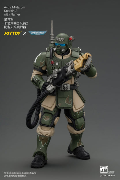 (30/8) Astra Militarum Kasrkin Squad - Warhammer 40K 1/18 Action Figure By JOYTOY