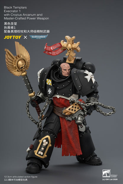 (8/8) Black Templars Execrator - Warhammer 40K 1/18 Action Figure By JOYTOY