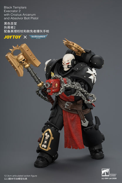 (8/8) Black Templars Execrator - Warhammer 40K 1/18 Action Figure By JOYTOY