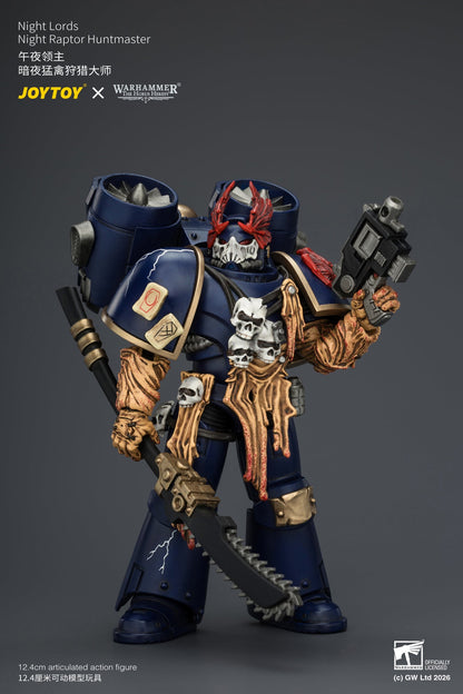 (25/8) Night Lords Night Raptors - "The Horus Heresy" Primarch-Warhammer 30k 1/18 Action Figure By JOYTOY
