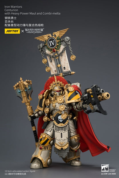 (20/6 CUTOFF) Iron Warriors Centurion - Primarch-Warhammer 40k 1/18 Action Figure By JOYTOY