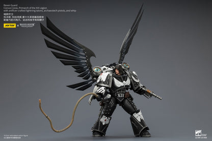 (CUTOFF MAY 1 ) Raven Guard Corvus Corax, Primarch of the XIX Legion - Warhammer "The Horus Heresy" 1/18 Action Figure By JOYTOY