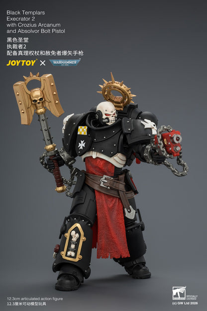 (8/8) Black Templars Execrator - Warhammer 40K 1/18 Action Figure By JOYTOY