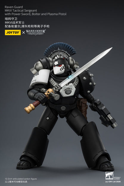 (CUTOFF MAY 1 ) Raven Guard Set - Warhammer "The Horus Heresy" 1/18 Action Figure By JOYTOY